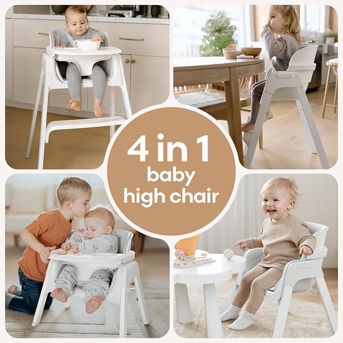 Fodoss 4 in 1 Foldable High Chairs - Image 3