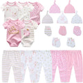 Unisex Baby Boy Girl Bodysuits Sets 20 Pack Cotton Casual New Born Clothes by JELYLOVE