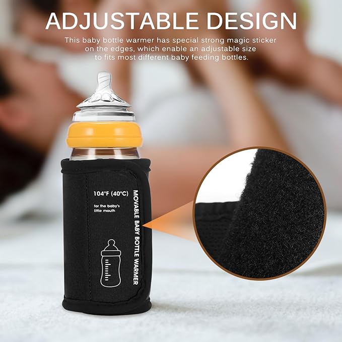 Portable Bottle Warmer for Travel, Car Baby Bottle Warmer USB Powered Portable - Image 5