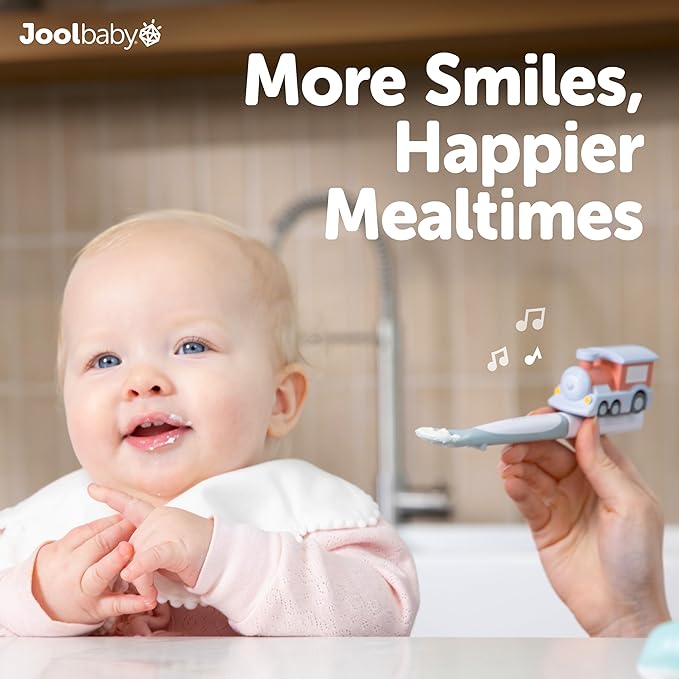 Jool Baby Musical Baby Spoons, 3 Spoons + Plane - Image 9