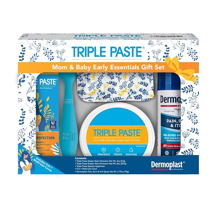 Triple Paste Mom & Baby Early Essentials Gift Set by TriplePaste