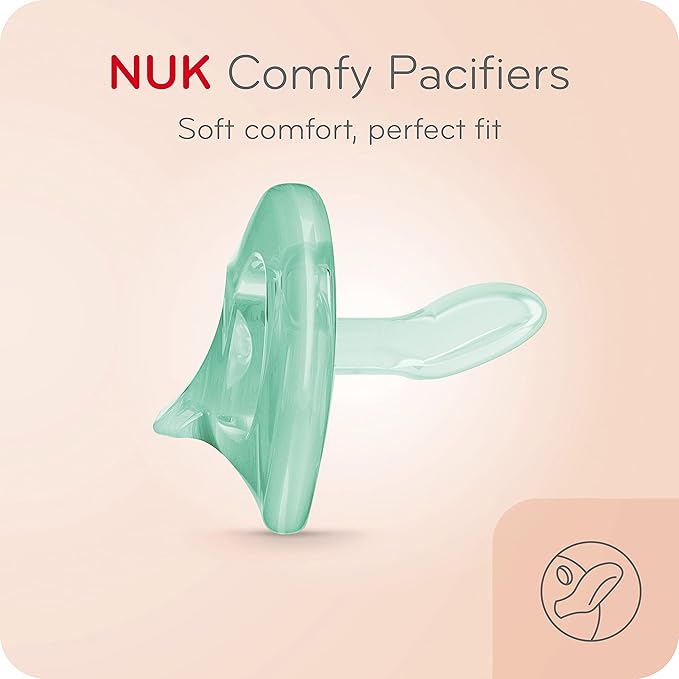 NUK Comfy Pacifiers, 0-6 Months, 6 Pack - Image 2