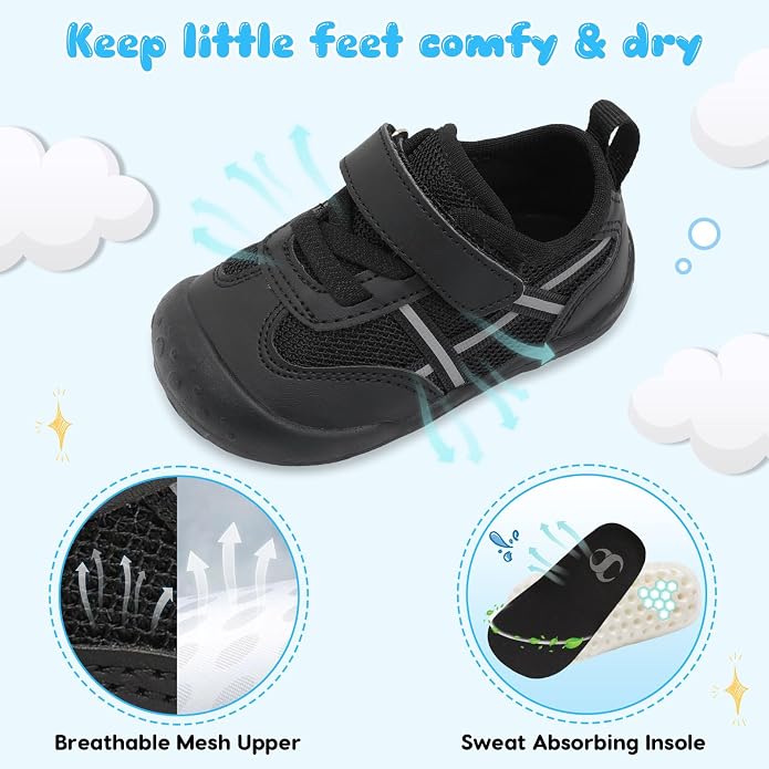 Scurtain Baby Shoes Boy Girl First Walking Shoe Infant Crib Breathable Sneakers - Image 5