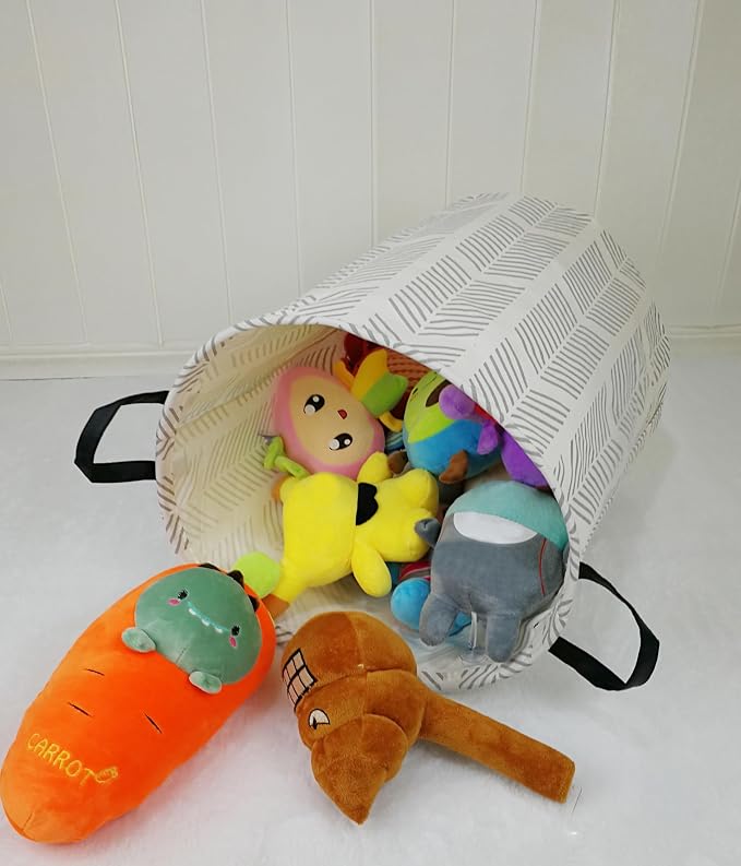 Round Laundry Hamper Storage Basket Laundry Organizer Hamper Storage Bins - Image 6