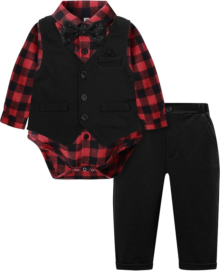 A&J DESIGN Baby Boy Suits Clothes Infant Toddler Formal Gentleman Outfits by AJDESIGN
