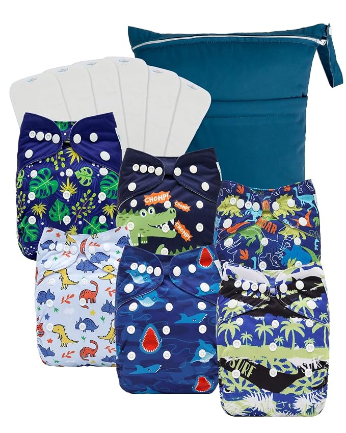 Babygoal Baby Cloth Diaper 6 Pack by babygoal