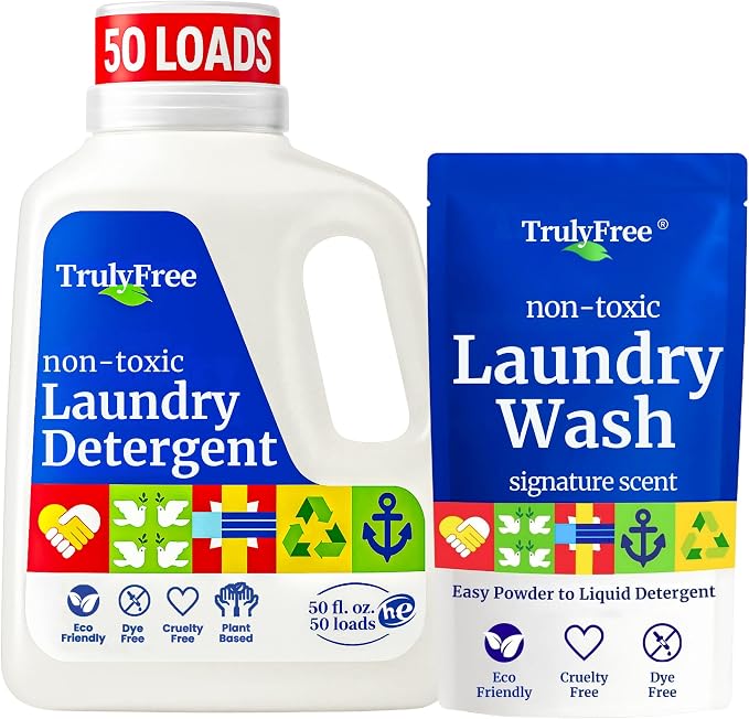 Truly Free Natural Laundry Detergent by TrulyFreeHome
