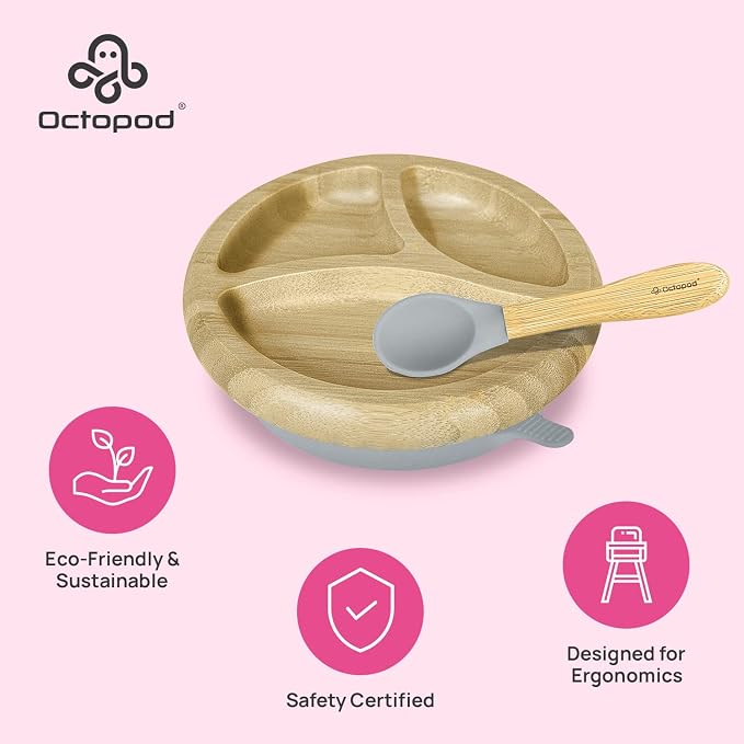 Abiie Octopod Bamboo Dish - Image 3