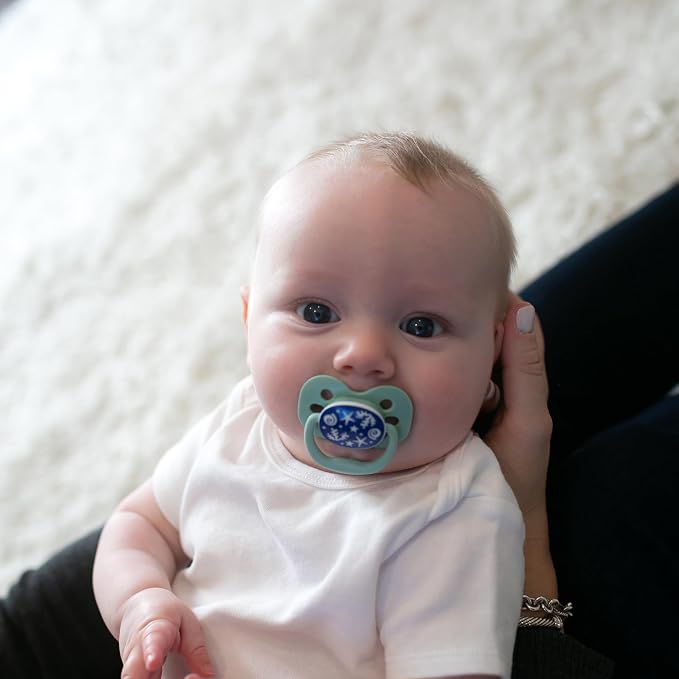 Dr. Brown's Advantage Glow-in-the-Dark Baby Pacifier, Fully Symmetrical Soother - Image 13