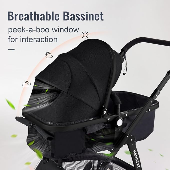 Baby Stroller, 2-in-1 Reversible Toddler Seat - Image 3