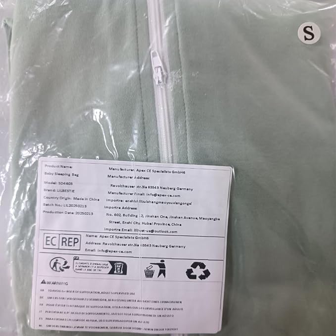 Rayon Made from Bamboo Sleep Sack, 0.5 TOG Wearable Blanket Baby, Lightweight - Image 5