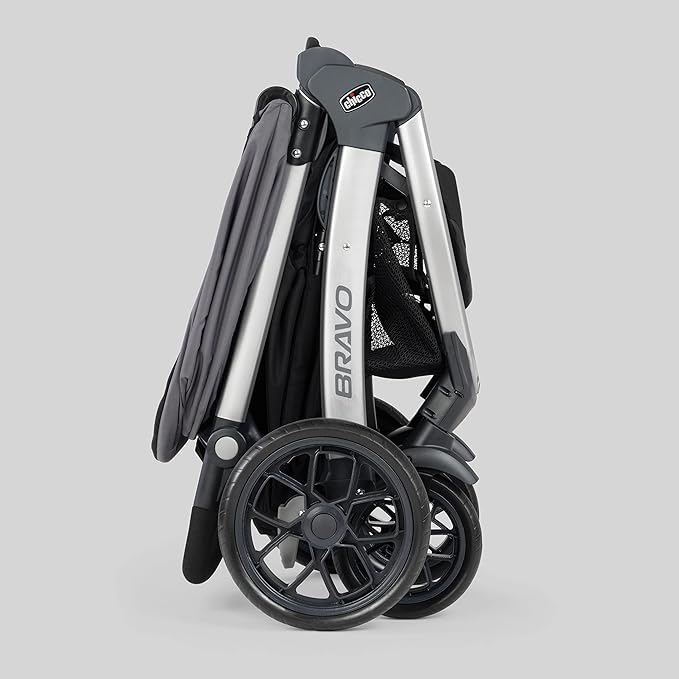 Chicco Bravo 3-in-1 Trio Travel System, Bravo Quick-Fold Stroller - Image 3
