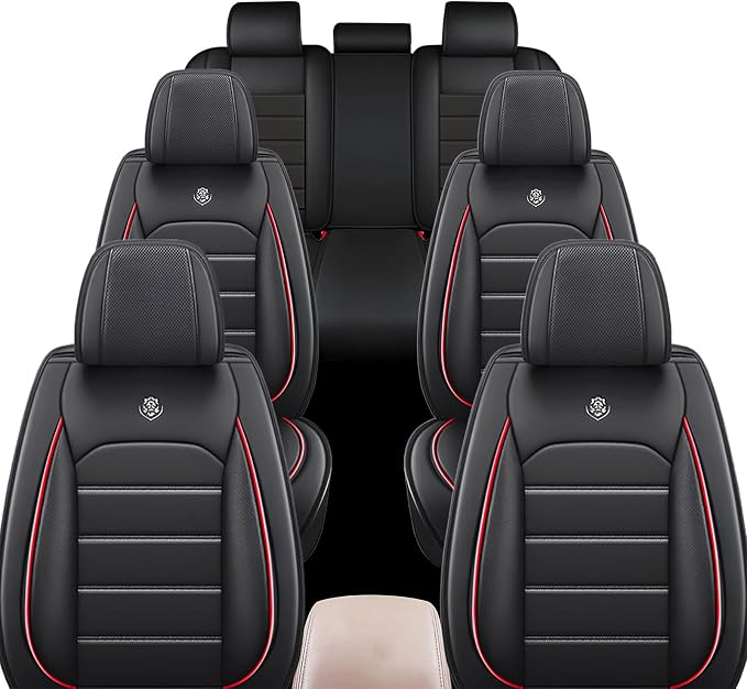 JOJ Car Seat Cover Fit for Toyota Highlander 2001-2025, 7 Seat Car Seat Cover - Image 2