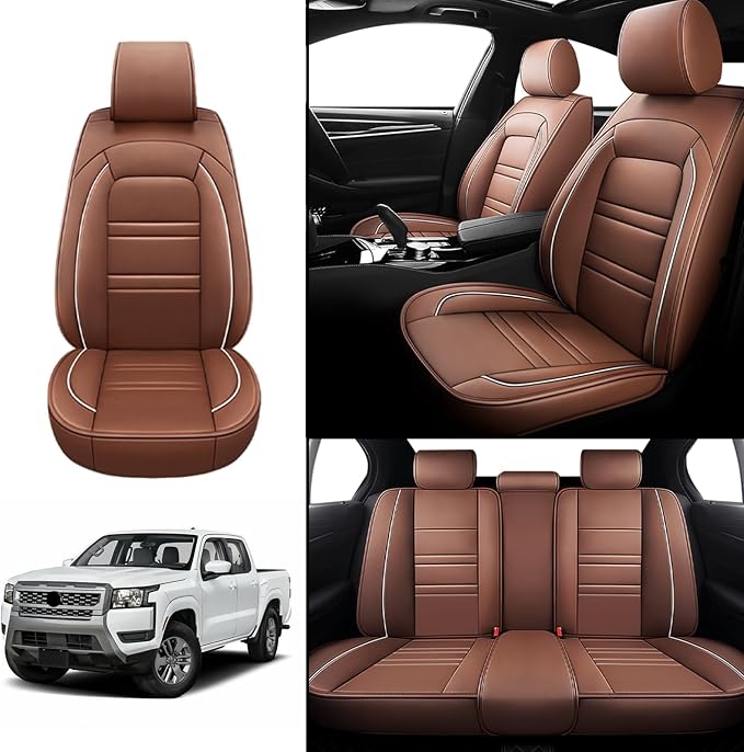 Seat Covers for Nissan Car Frontier 1998-2025 | 5-Seats Leather Seat Covers - Image 2