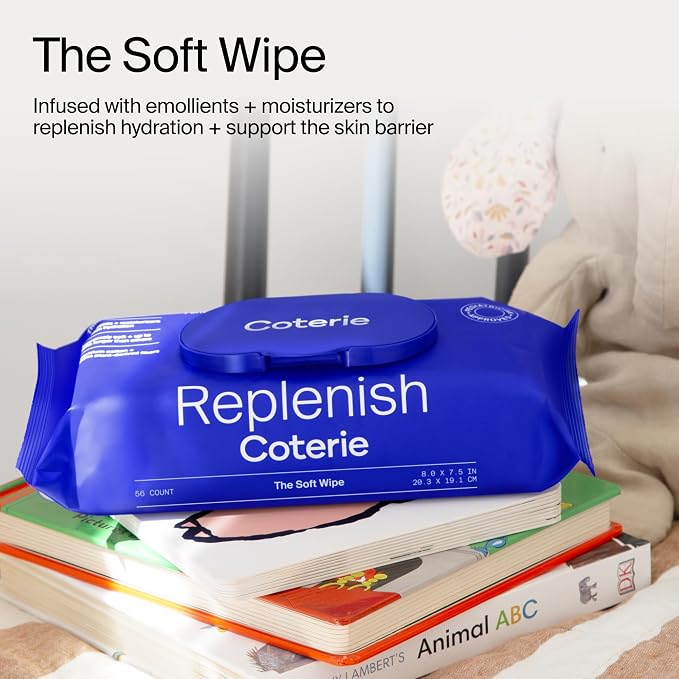 Coterie Baby Soft Wipe for Sensitive Skin, Hydrating Moisturizers and Emollients - Image 3