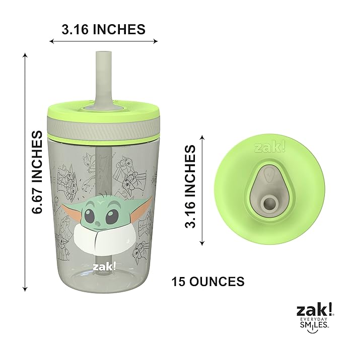 Zak Designs Star Wars The Mandalorian Kelso Toddler Cups - Image 8