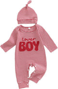 Fernvia Newborn Baby Boy Clothes Letters Print Bodysuit 3 6 9 12 18 Months Long by Fernvia