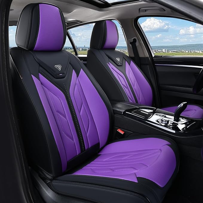 Coverado Car Seat Covers Full Set, Car Seat Protectors Leather Seat Covers - Image 9