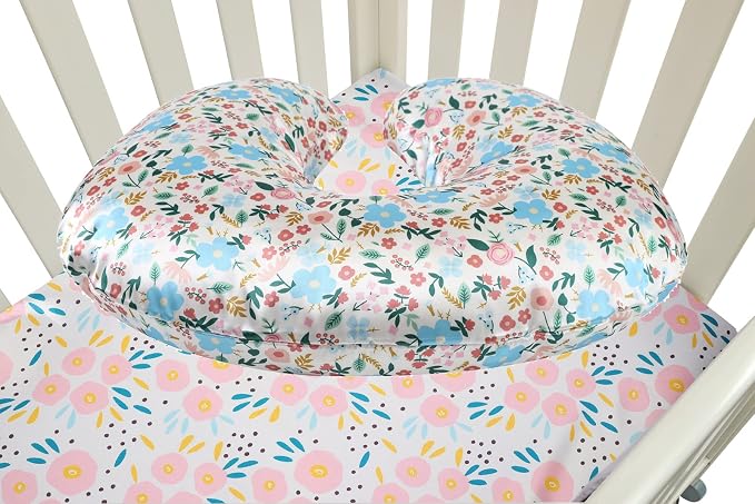 Satin Nursing Pillow Cover Set 2 Pack Ultra Soft Silk Compatible - Image 6