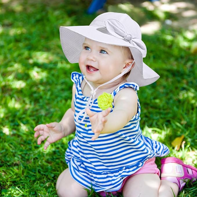 Baby Girl Sun Hat Summer Foldable Beach Hats - Image 6