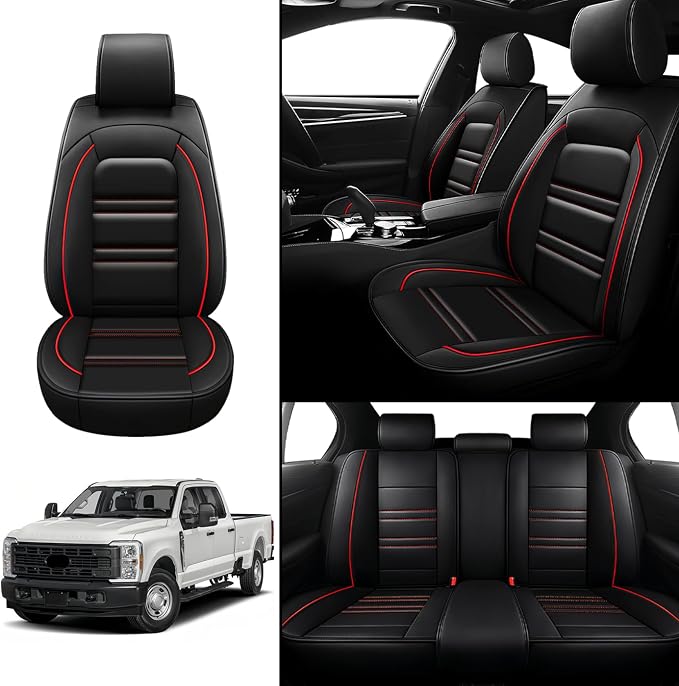 Seat Covers for Ford f250 2011-2025 | 5-Seats Leather Seat Covers - Image 2