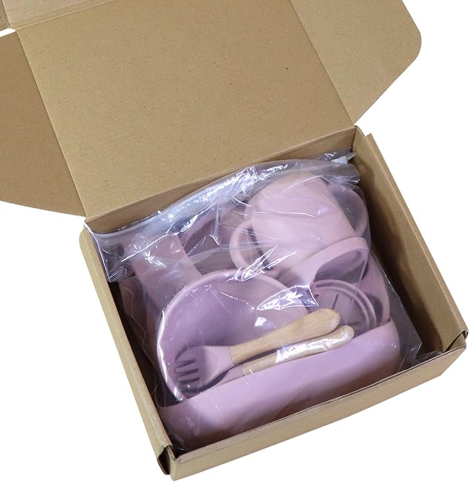 Silicone Baby Feeding Set | BPA-FREE |9 PCS Baby Led Weaning Supplies Self - Image 9