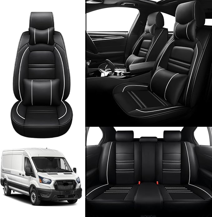 Car Seat Covers for Ford Transit 2014-2024 | 5-Seats Seat Covers, Waterproof - Image 2