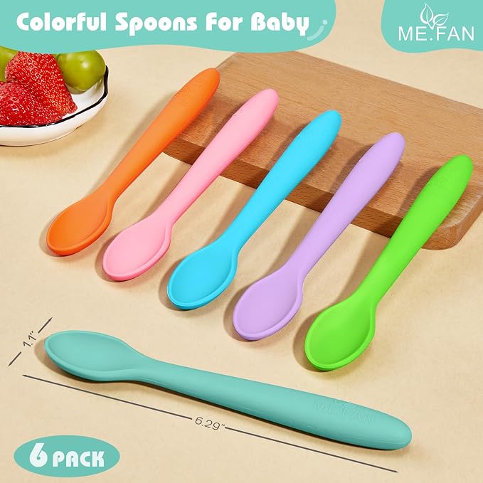 ME.FAN Silicone Baby Spoons - Image 2