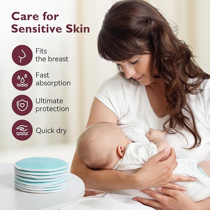Momcozy Reusable Nursing Pads, Innovative Use of One Way Moisture-Wicking - Image 9