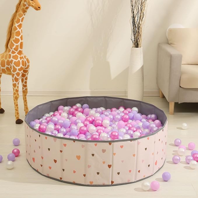 GOGOSO Ball Pits Balls for Toddlers Pack of 50 100 200 Plastics Shape Ball - Image 5