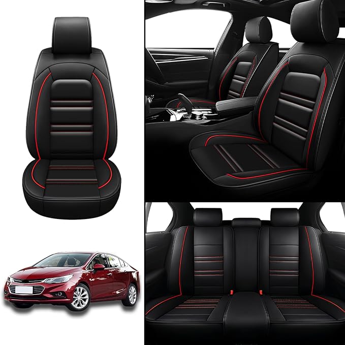Seat Covers for Chevy Cruze 2011-2019 | 5-Seats Leather Seat Covers - Image 2