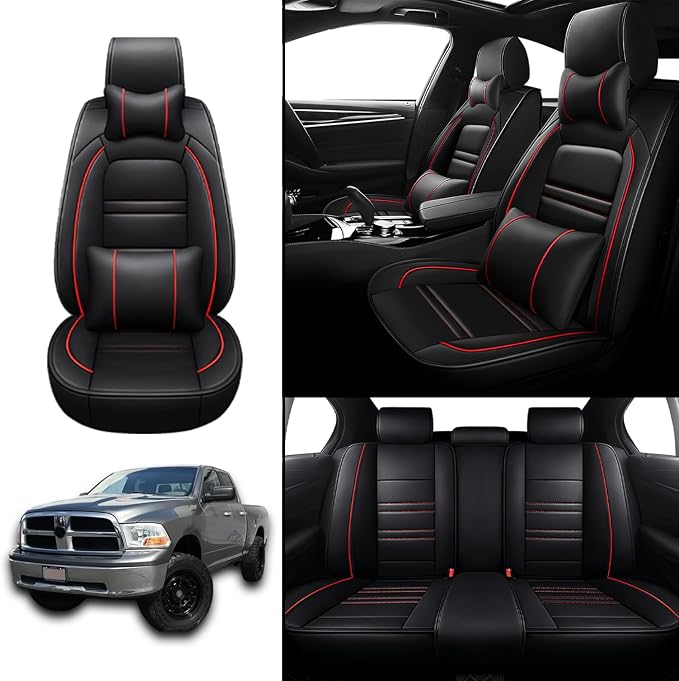 Car Seat Covers for Dodge ram 1500 2004-2011 | 5-Seats Seat Covers, Waterproof - Image 2