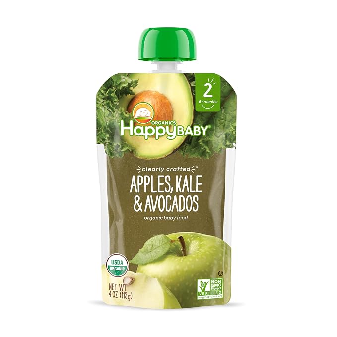 Happy Baby Organics Stage 2 Baby Food Pouches, Gluten Free, Vegan & Healthy - Image 5
