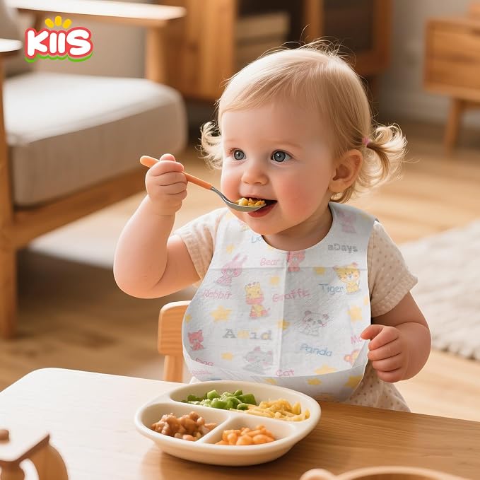 KIIS Disposable Baby Bibs for Baby Boys and Girls - Image 2