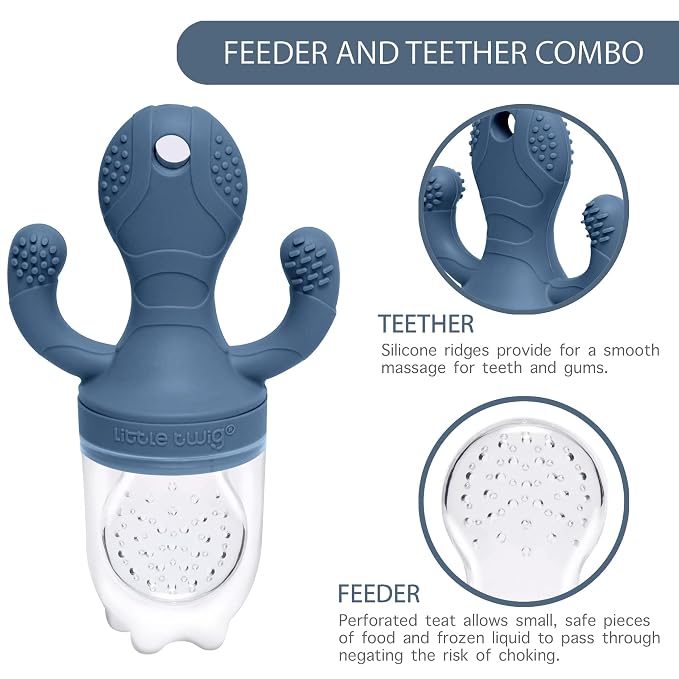 Little Twig Baby Fruit Feeder Pacifier Teether | Food Freezer Tray - Image 6