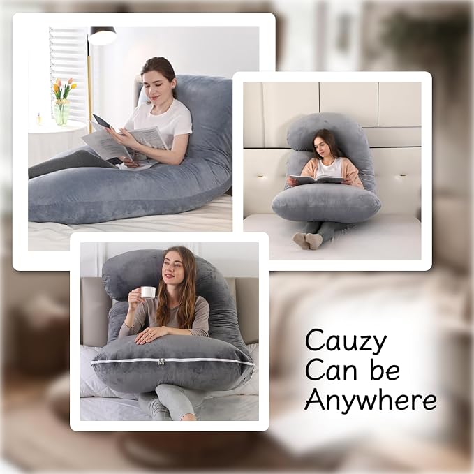 Pregnancy Pillow, Full Body Maternity Pillow 57 inch, - Image 7