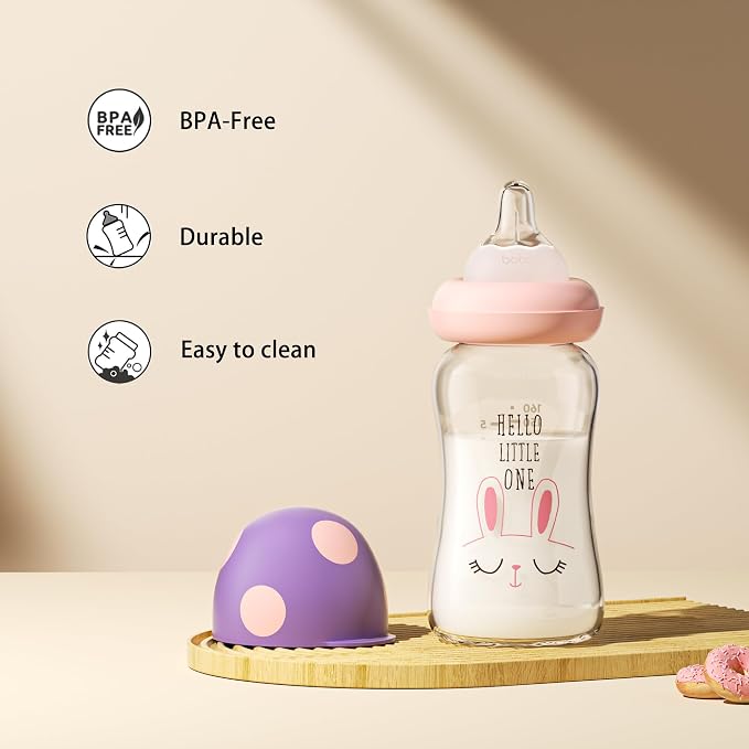 YOHKOH Natural Glass Baby Bottle - Image 6
