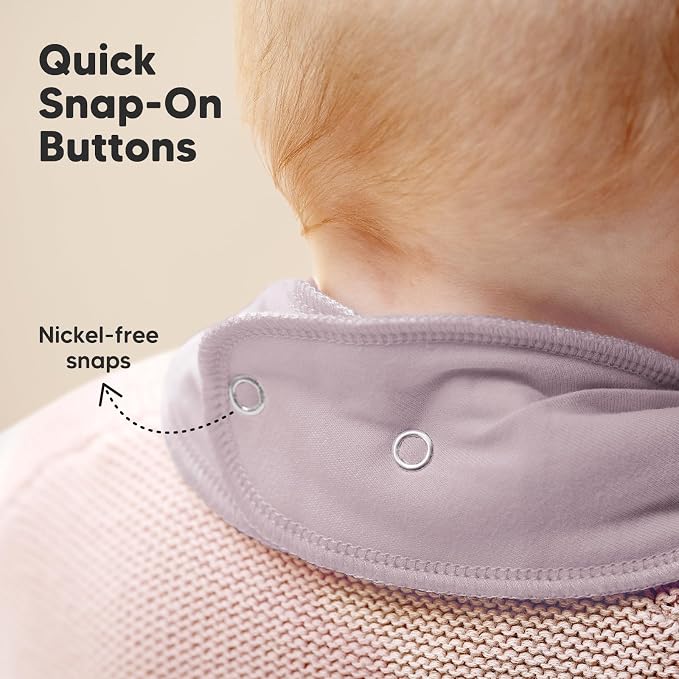 8-Pack Organic Baby Bandana Bibs - Image 8