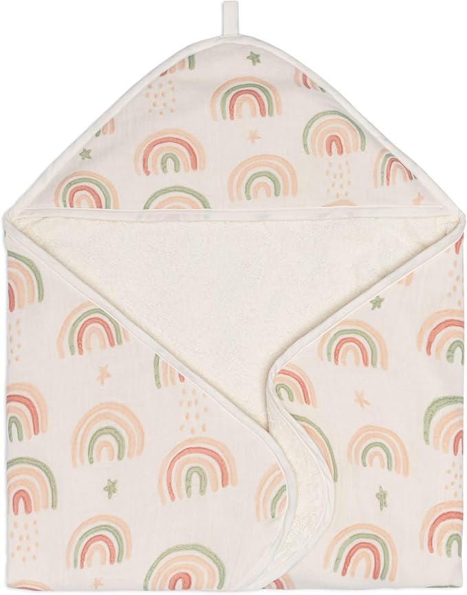 Crane Baby Hooded Towel, 100% Cotton & Terry Cloth Hooded Baby Towels - Image 8