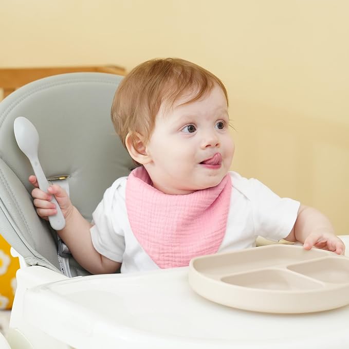 Muslin Baby Bibs Baby Drool Bandana Bibs - Image 6