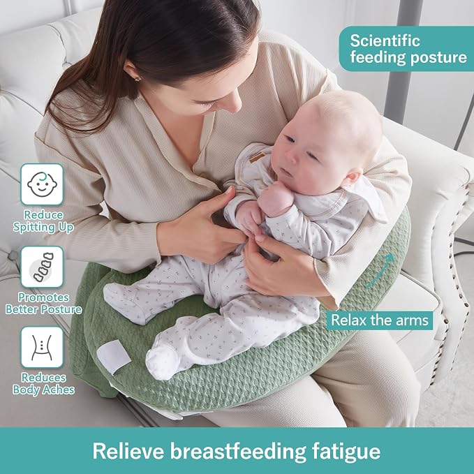 QSTEHEML Nursing Pillow for Breastfeeding - Image 7