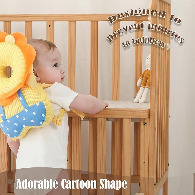 Baby Head Protector Backpack -Soft & Lightweight Pads - Image 6