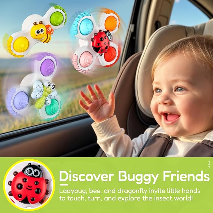 ALASOU 3PCS Pop Suction Cup Spinner Toys - Image 5