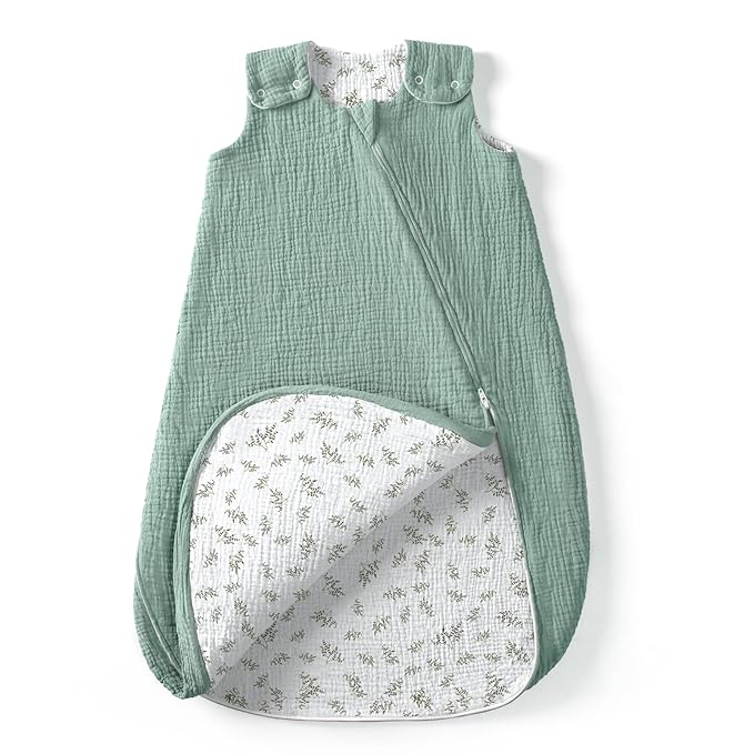 lulumoon Sleep Sack Muslin for Baby: Cotton Wearable Blanket for 9-15 Months by Lulumoon
