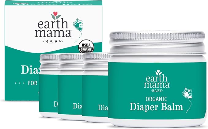 Earth Mama Organic Diaper Balm 2-Ounce | Diaper Cream by EarthMamaOrganics