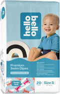 Hello Bello Premium Swim Diapers, Size S, Cute Extra-Bright Lobster Designs by HelloBello