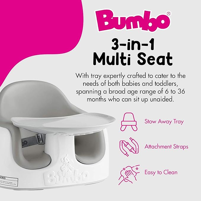 Bumbo 2 Pack 3-in-1 Multi-Seat for 6 to 36 Months, Travel Baby Feeding and Play - Image 5