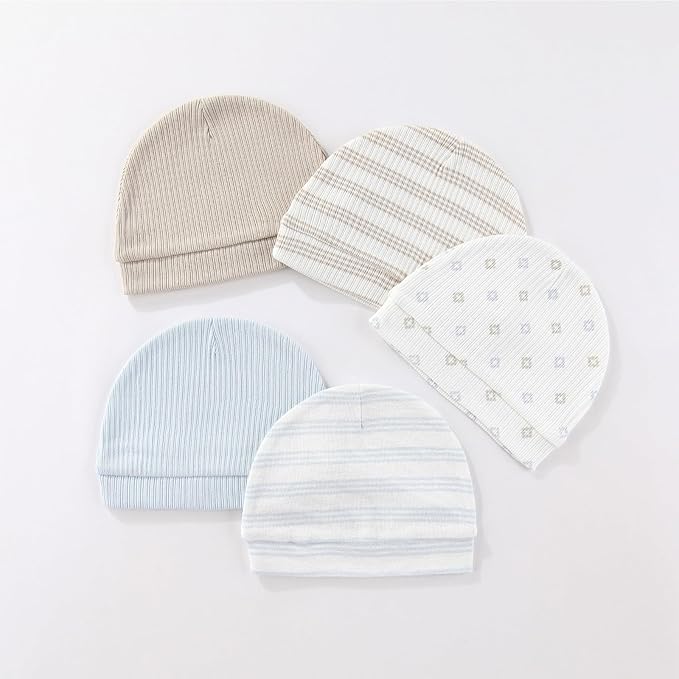 15 Pack Infant Hats Gloves Socks Unisex Baby Boy Girl Accessories Set Cotton - Image 5