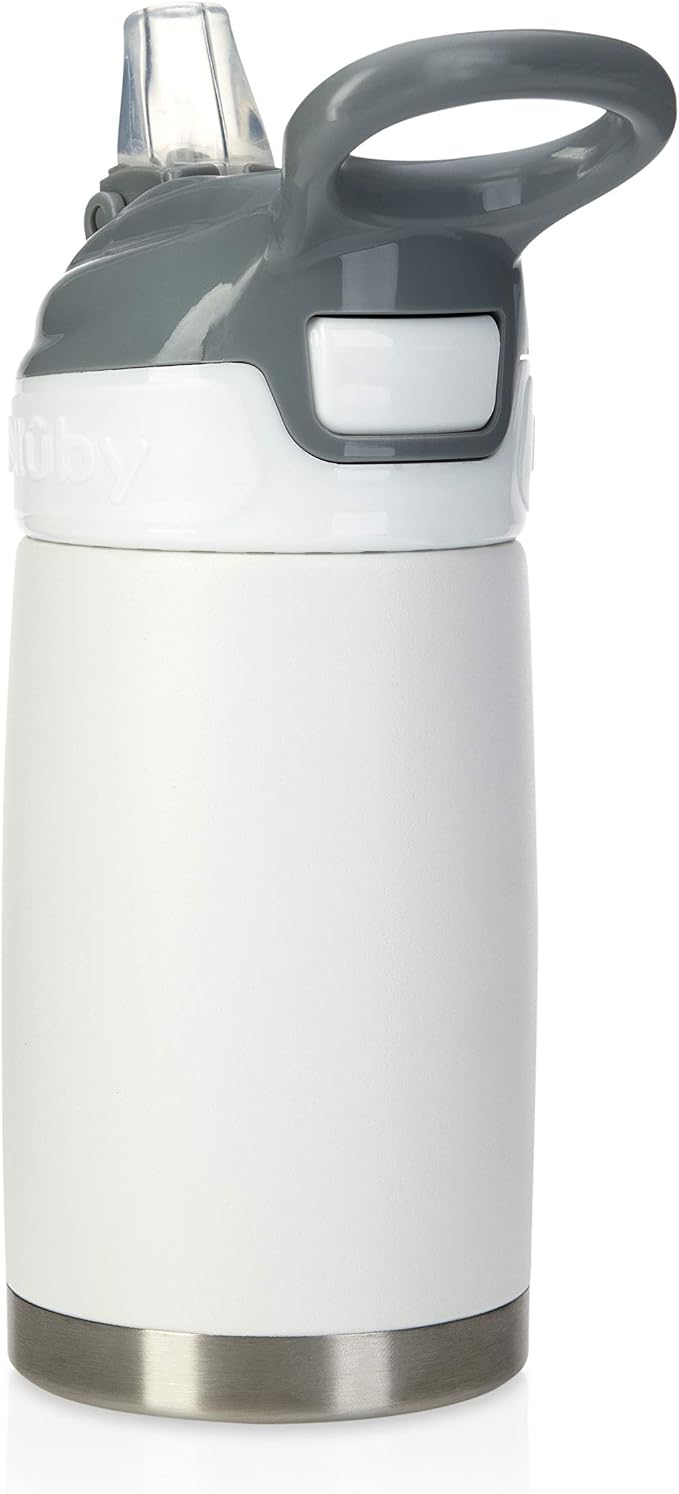Nuby Thirsty Kids No Spill Flip-It Reflex Stainless Steel Travel Cup or Water - Image 8