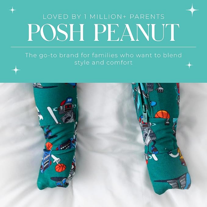 Posh Peanut Convertible Baby Sleepers - Image 6